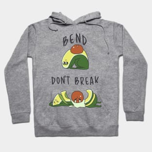 Bend don't break Avocado Hoodie